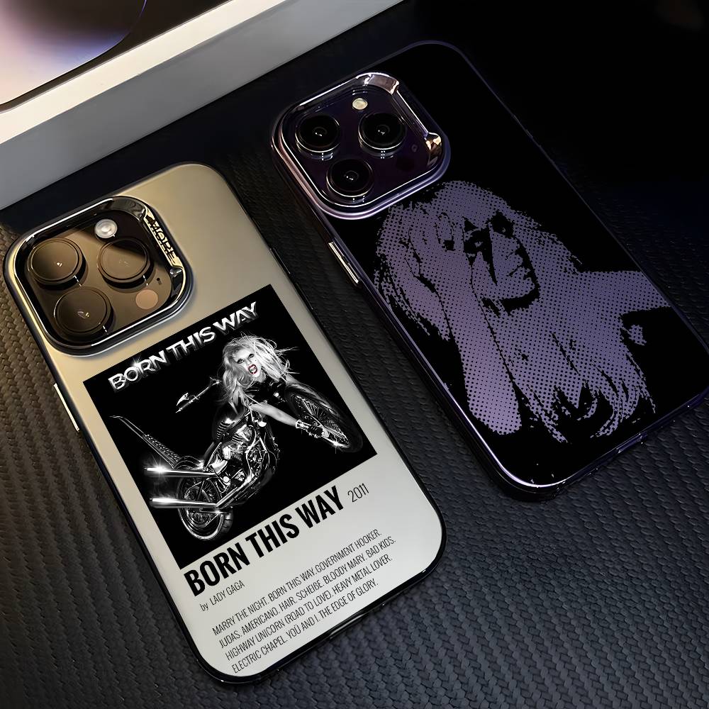 Mini Electric Sewing Machine Handheld - ホットシンガー風スマホケース L-Lady G-Gaga iPhone 17 17e