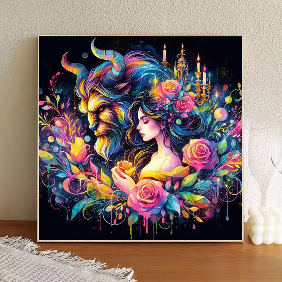 1個 - Potdemiel-5D-DIY - フロッキング - 5D Diamond Painting Kit Full Drill のレビューと価格