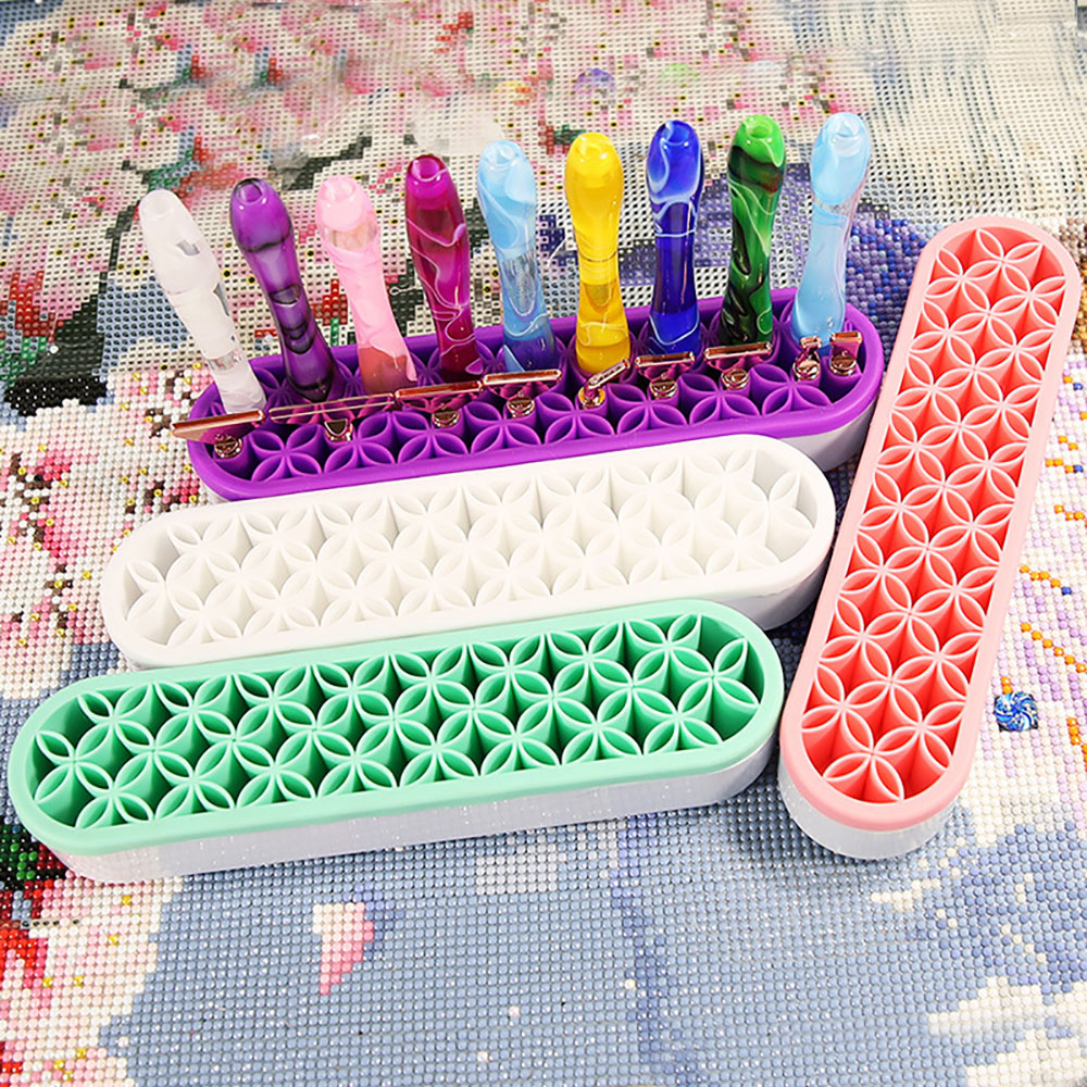 ダイヤモンドペインティングツール用シリコンペンホルダー、レジ - Painting Supplies のレビューと価格