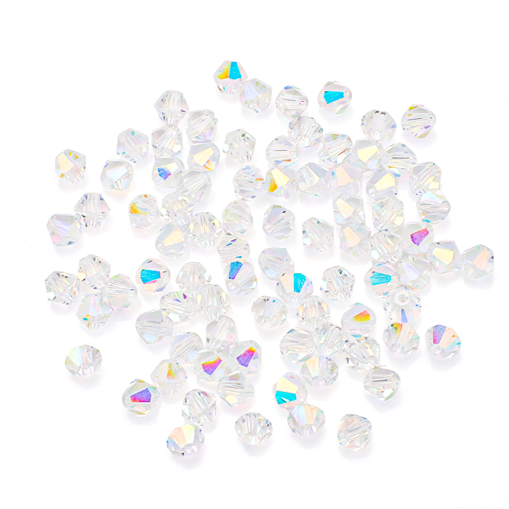 ファセットクリスタルガラス双錐形ビーズ AAA 品質光沢のあ - Glass Seed Beads 2Mm Jewelry Making のレビューと価格