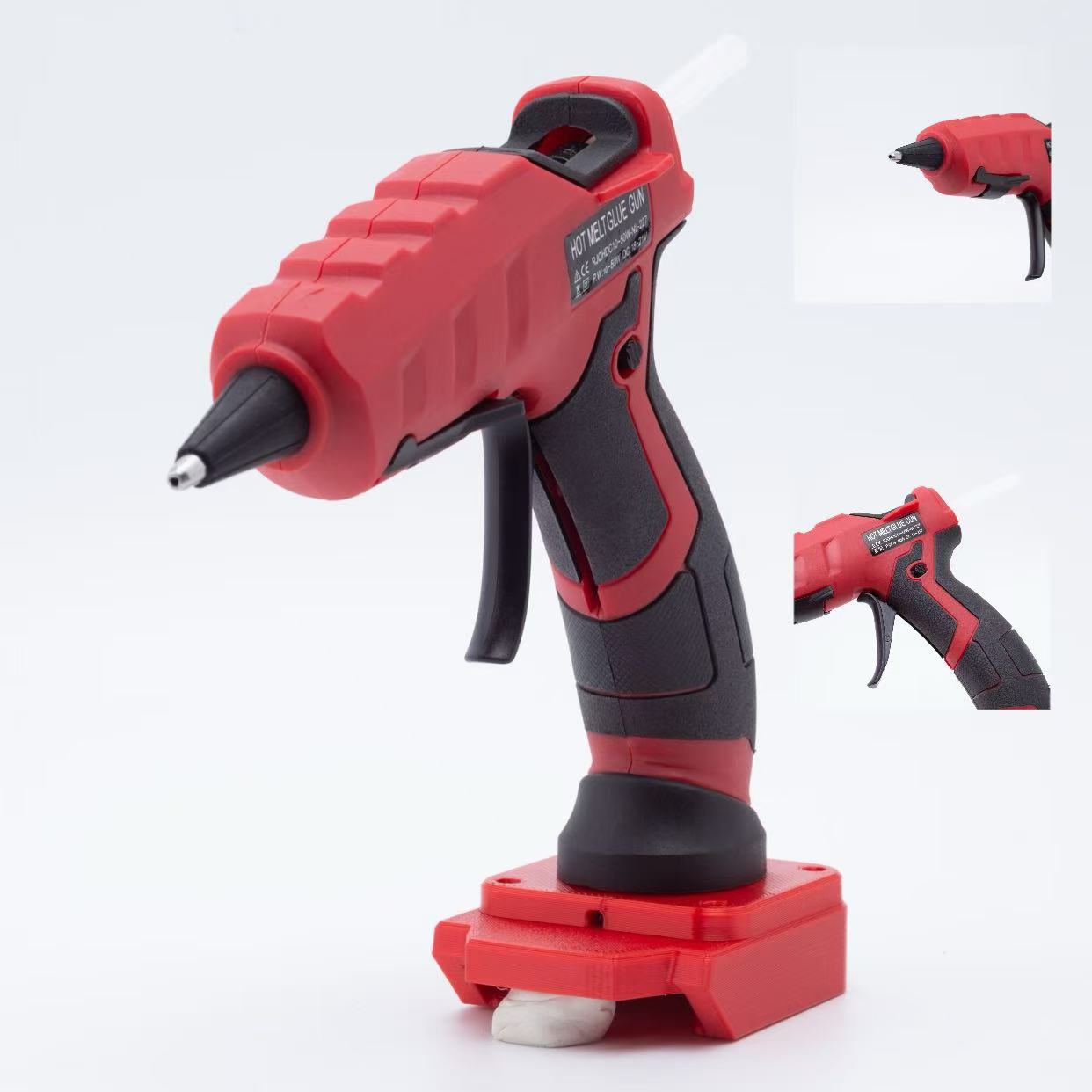 ホットグルーガン 60W 7mm コードレス ホットメルトグ - Hot Melt Glue Gun Cordless のレビューと価格